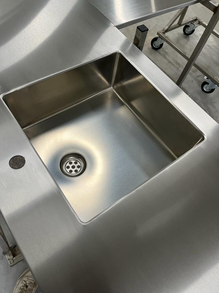 RVS spoelbak op maat
