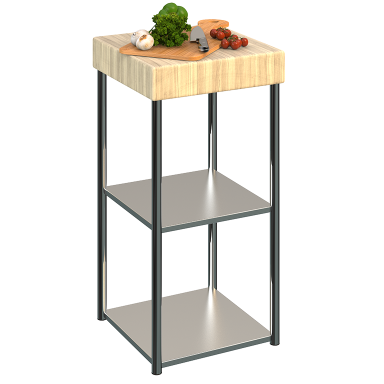 Trolley met hakblok 40 x 40 x 90