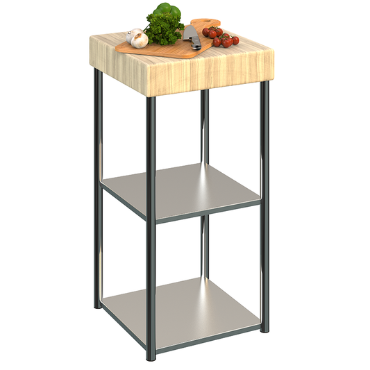 Trolley met hakblok 40 x 40 x 90